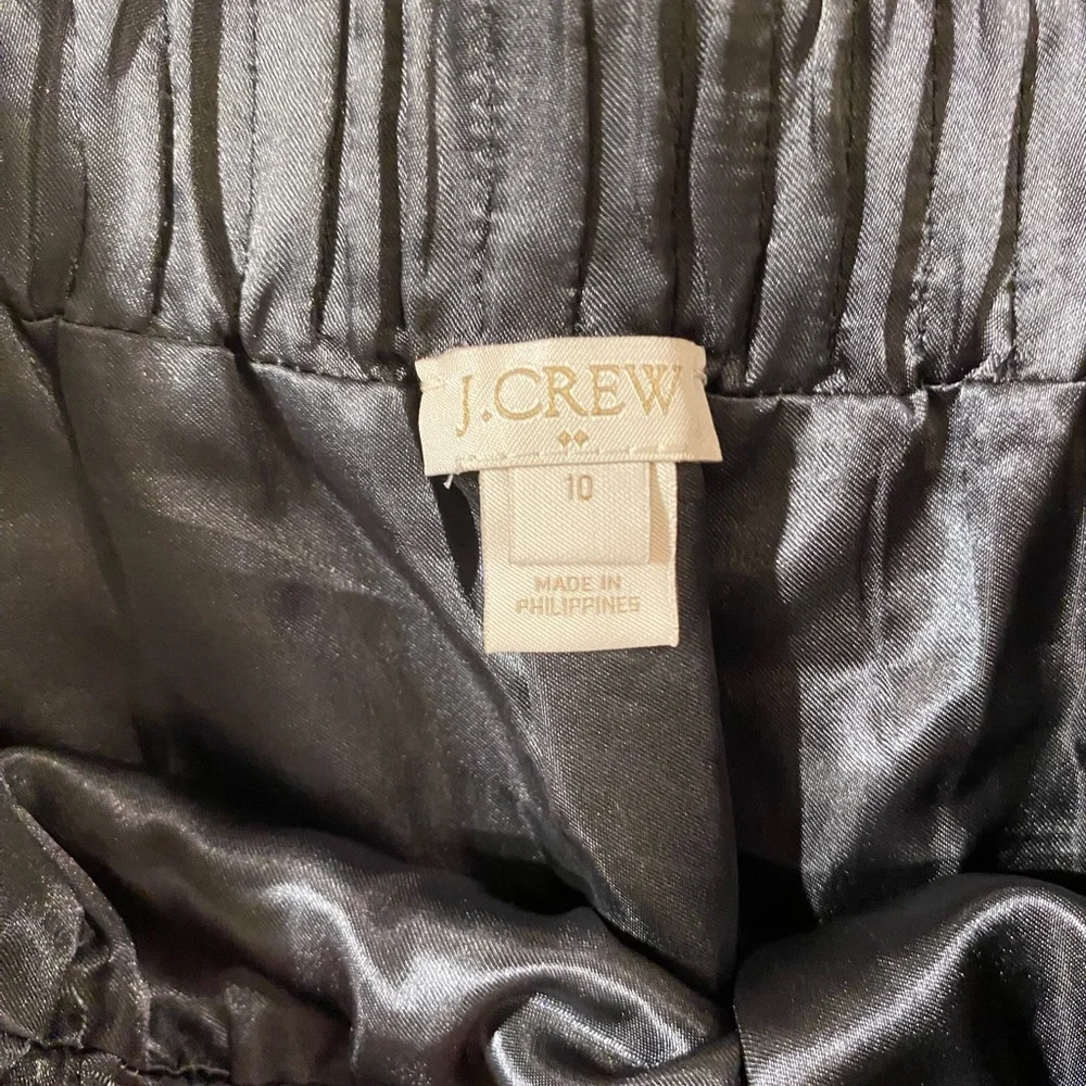 J. Crew Black and White Textured Mini Skirt 10 (E)
